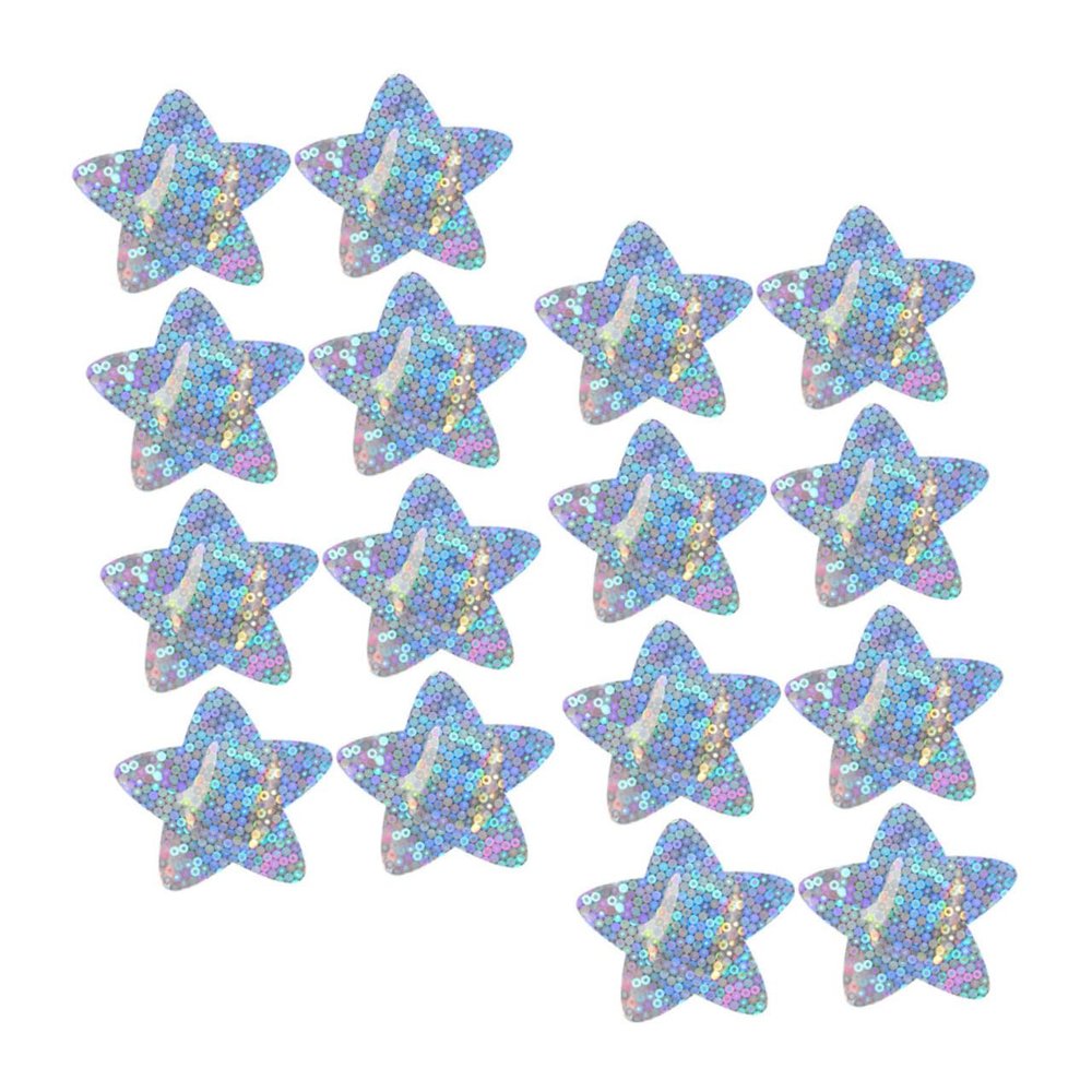 FOMIYES 20pcs Star Pasty Boys and Girls Bandages Glitter Adhesive Bandages Fun and Wound Care for Boy Girl
