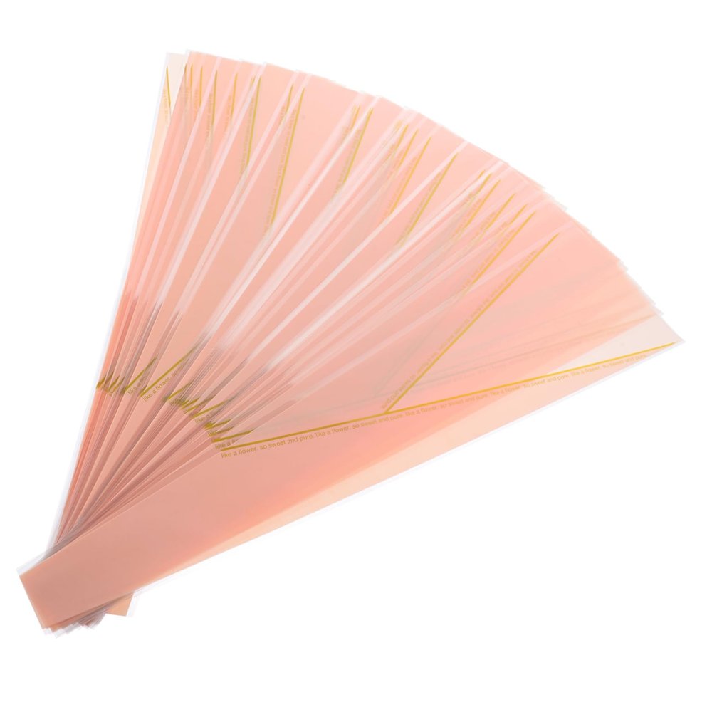 CIMAXIC Single Flower Wrap Packaging Bag 50pcs Rose Sleeves Floral Bags Suits for Valentine's Day Christmas