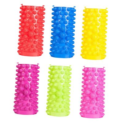 KOMBIUDA Reflexology Foot Massager Pad TPE Acupressure Mat 6pcs for Soles