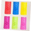 KOMBIUDA Reflexology Foot Massager Pad TPE Acupressure Mat 6pcs for Soles view 4
