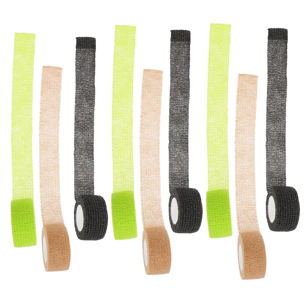 KOMBIUDA 15pcs Non-Woven Finger Bandages Sports Protection Tape for Wounds Sprains Sore Fingers for Quick and Easy Application