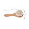 Abaodam Infant Hair Brush Scalp Massager 2pcs Baby Bath Brush Shampoo Scrubber view 2