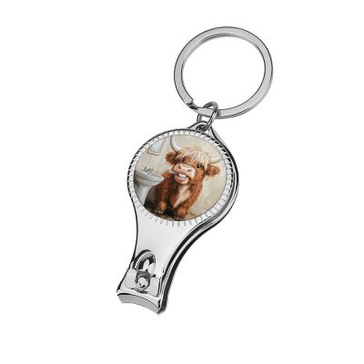 Cute Highland Baby Cow Nail Clippers Toenail Clipper Cutters Funny Bathroom Professional Nail Trimmer Nail Cuticle Cutter for Women Men