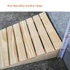 YAQXYH Wooden Threshold Ramp for Doorway 2.7-5.9" Rise, Non-Slip Entryway Ramps Kerb Ramps High Load, Durable Slope Ramp for Home Garden Step Sheds Doors(31x30x10cm(12.2x11.8x3.9inch)) view 3