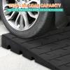 24"x42"x3" Rubber Threshold Ramp, 3" Height Portable Wheelchair Ramp, 2500LBS Weight Capacity for Wheelchairs, Doorways, Stairs, Home, and Pets, with 3-Channel Cable Protector view 3