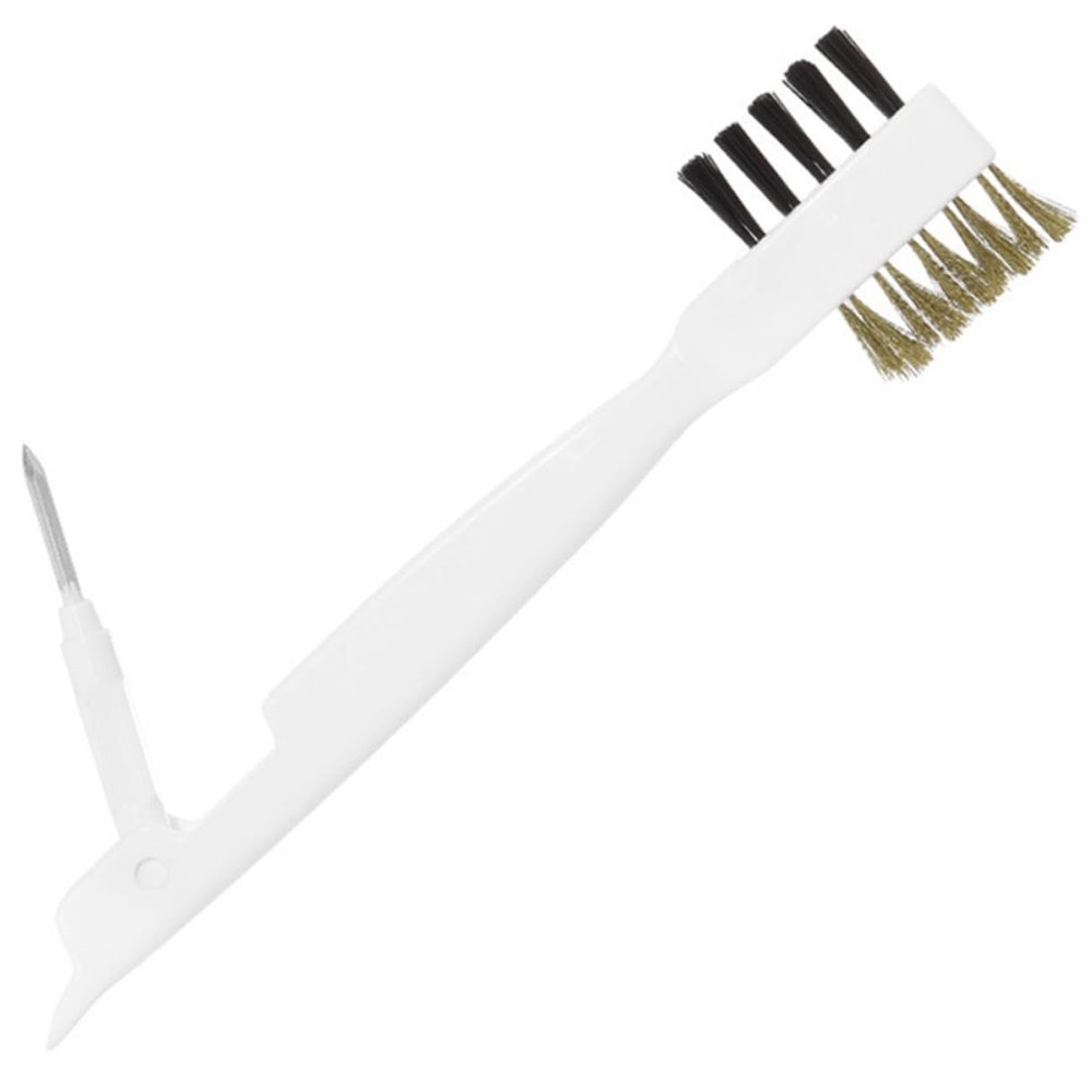 BUTIFULSIC Gas Stove Cleaning Brush Scraper Durable Stiff Bristle Kitchen Tool for Deep Cleaning Stoves and Crevices Household Scrubber for Stubborn Stains and Grease Removal