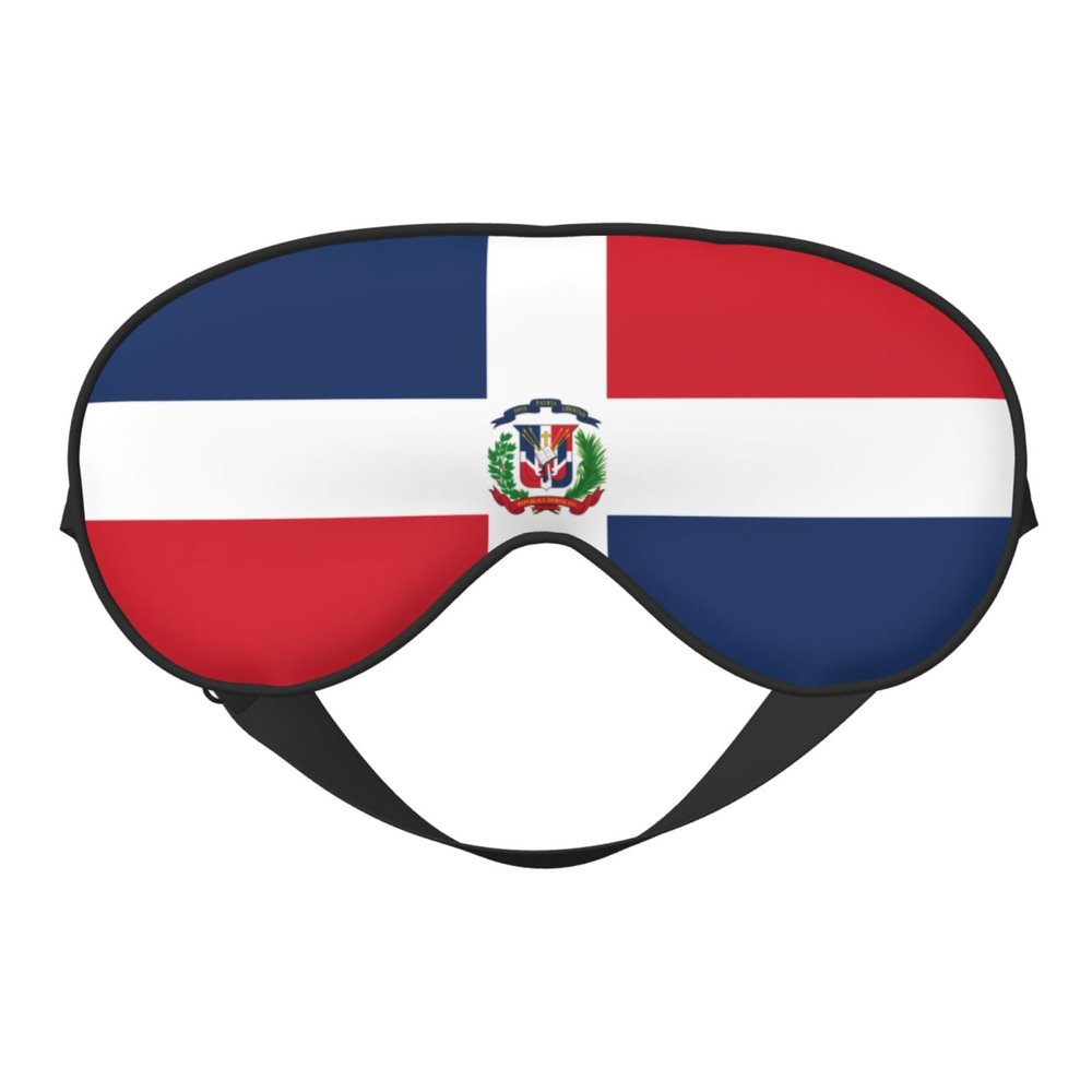 Dominican Republic Soft Eye mask, All Over Printed, 96% Polyester 4% Spandex