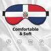 Dominican Republic Soft Eye mask, All Over Printed, 96% Polyester 4% Spandex view 3