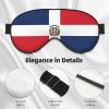 Dominican Republic Soft Eye mask, All Over Printed, 96% Polyester 4% Spandex view 4