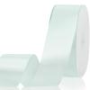 1-1/2 Inch Light Blue Satin Ribbon,50 Yards Light Blue Fabric Ribbon for Flower Bouquet,Gift Wrapping,Crafts,Bows Making,Wedding,Christmas,Birthday Party Decoration view 1