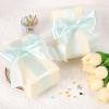 1-1/2 Inch Light Blue Satin Ribbon,50 Yards Light Blue Fabric Ribbon for Flower Bouquet,Gift Wrapping,Crafts,Bows Making,Wedding,Christmas,Birthday Party Decoration view 4