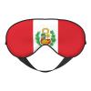 Flag of Peru Soft Eye mask, All Over Printed, 96% Polyester 4% Spandex view 1