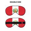 Flag of Peru Soft Eye mask, All Over Printed, 96% Polyester 4% Spandex view 2