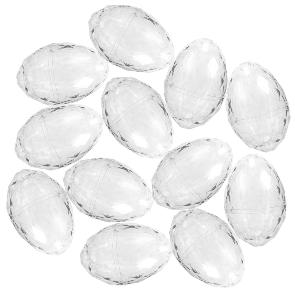 OHPHCALL 12pcs Fillable Shaped Ornaments for Candy Packaging Cute Easter Boxes for Party Decorations for Sweets and Items