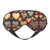 Colorful Hearts Soft Eye mask, All Over Printed, 96% Polyester 4% Spandex view 1