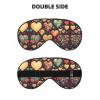 Colorful Hearts Soft Eye mask, All Over Printed, 96% Polyester 4% Spandex view 2