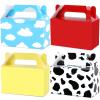 24Pcs Cartoon Story Birthday Party Favor Boxes for Toy Inspired Game Story Party Decorations Cow Print Sky Blue Cloud Treat Boxes Toy Party Goodies Boxes for Kids Baby Shower Party Supplies 5.95.93 view 1
