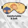 Crooked Owl Soft Eye mask, All Over Printed, 96% Polyester 4% Spandex view 3