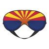 Arizona Flag Soft Eye mask, All Over Printed, 96% Polyester 4% Spandex view 1