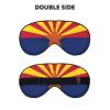Arizona Flag Soft Eye mask, All Over Printed, 96% Polyester 4% Spandex view 2
