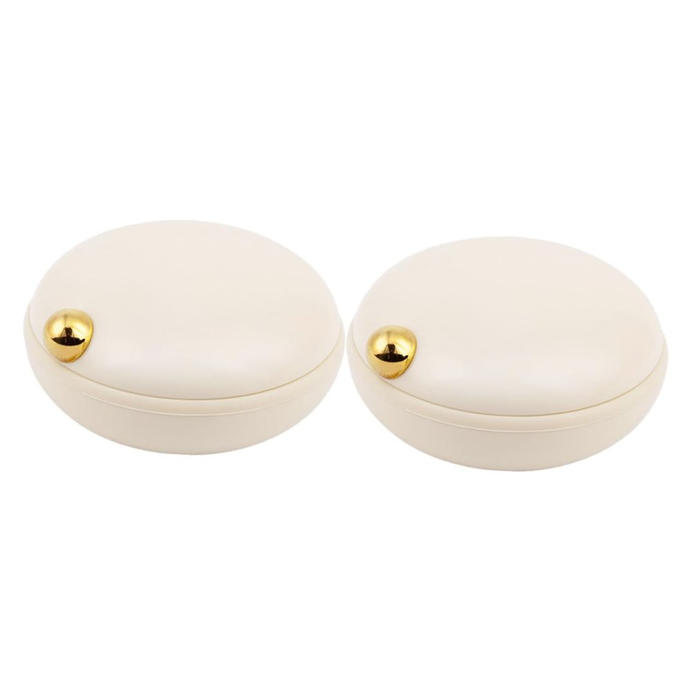 SOESFOUFU 2pcs Travel Pill Holder Organizer Sealed Pill Packaging Box Travel Pouch
