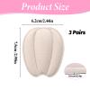 3 Pairs Tongue Pads for Shoe Too Big, Non Slip Tongue Cushion Insert for Loose Shoe Size Reducer Heel Pads Grips Cushion Inserts Replacement Shoes Filler for Men Women (Beige) view 2
