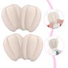 3 Pairs Tongue Pads for Shoe Too Big, Non Slip Tongue Cushion Insert for Loose Shoe Size Reducer Heel Pads Grips Cushion Inserts Replacement Shoes Filler for Men Women (Beige) view 4
