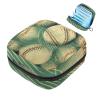 Baseball Ball Background Period Pouch, Portable Tampon Storage Bag for Sanitary Napkins, Tampon Holder for Purse Feminine Product Organizer, First Period Gifts for Teen Girls School view 1
