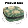 Baseball Ball Background Period Pouch, Portable Tampon Storage Bag for Sanitary Napkins, Tampon Holder for Purse Feminine Product Organizer, First Period Gifts for Teen Girls School view 3