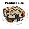 All Kinds of Dogs Sanitary Napkin Storage Bags Menstrual Cup Pouches Nursing Pad Holder Tampon Bags view 3