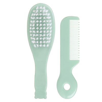 Baby Hair Brush & Comb Set Children Hair Brush Soft Nylon Bristle Caps Hair Brush For Toddler Infant Head Massage