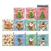 100Pcs Christmas Sugar Cookies Bag DIY Candy Bag with Santa Claus Packaging Festive Treats for Gifting view 1