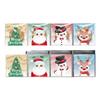 100Pcs Christmas Sugar Cookies Bag DIY Candy Bag with Santa Claus Packaging Festive Treats for Gifting view 1
