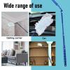 Colingmill 4 Pcs 3 ft Replacement Handles Compatible with Swiffer Duster Refill, Extended Handle, Removal Duty, Adjustable Length for Home Fan Window Cleaning (Blue) view 4