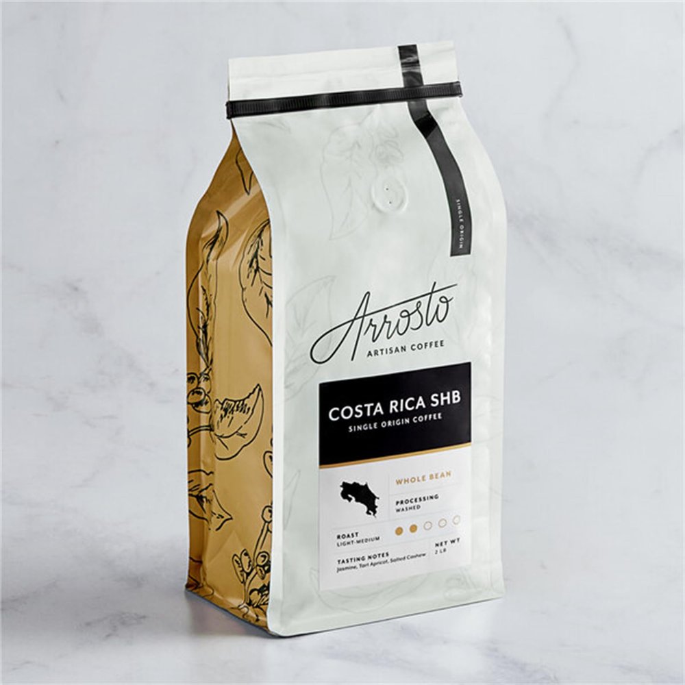 Arrosto Costa Rica SHB Single Origin Whole Bean Coffee 2 lb. WS-999ARCOSTA-NPF