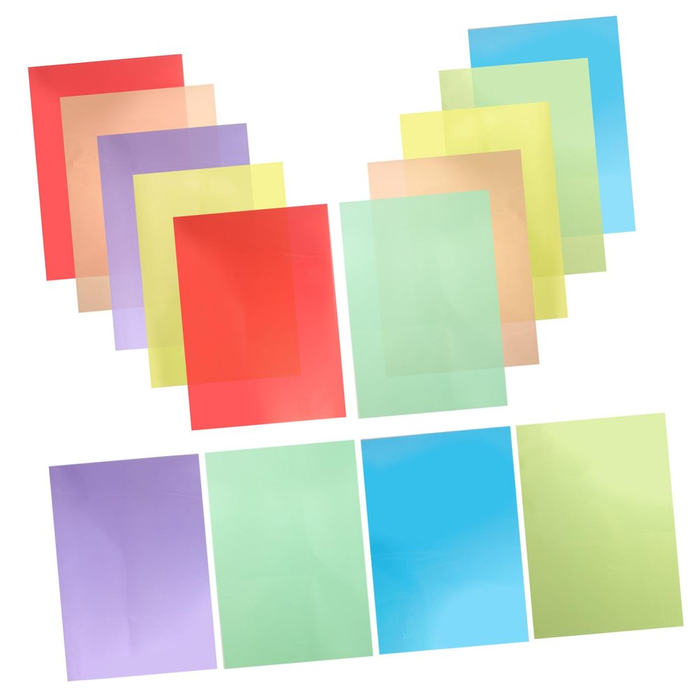 FRCOLOR 14sheets Cellophane of Vibrant Craft for Projects Boys and Girls Arts Crafts Each
