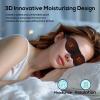 Moisture Chamber Glasses for Dry Eyes, Soft Sleep Mask for Dry Eyes Soft Sleep Goggles Reusable Sleep Mask Lightweight Eye Mask view 2