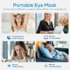 Moisture Chamber Glasses for Dry Eyes, Soft Sleep Mask for Dry Eyes Soft Sleep Goggles Reusable Sleep Mask Lightweight Eye Mask view 3