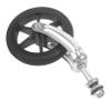 SOESFOUFU 1set Front Wheelchair Bearings and Tube Assembly for Enhanced Performance Replacement Wheels for Walkers Includes Front Fork and Wide Wheel view 1