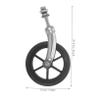 SOESFOUFU 1set Front Wheelchair Bearings and Tube Assembly for Enhanced Performance Replacement Wheels for Walkers Includes Front Fork and Wide Wheel view 2