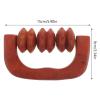 SOESFOUFU Wood Massage Roller Manual Back Massager for Muscle Relaxation and Portable Wooden Roller for Yoga and Home Use Four-Gear Design for Muscle Therapy view 2
