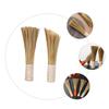 BCOATH 2pcs Strong Decontamination Bamboo Kitchen Brush Dish Brush for Frying Wok view 3