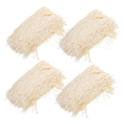 SOESFOUFU 4bags Shredded Tissue Paper for Christmas Bags Fillers Box Stuffed Paper Lightweight Basket Filler Shred for Festive Decor