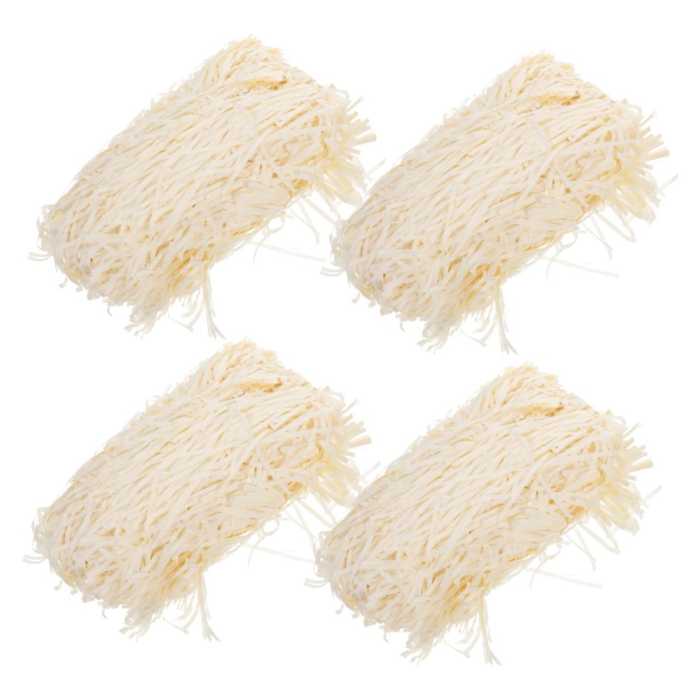 SOESFOUFU 4bags Shredded Tissue Paper for Christmas Bags Fillers Box Stuffed Paper Lightweight Basket Filler Shred for Festive Decor