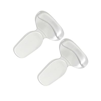 Anneome 5pairs Transparent Silicone Heel Grips Pu Thickened Cushioned Pads for Men Women Prevent Blisters and Shoe Slip Durable Foot Protection Inserts