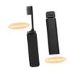 NOLITOY 10pcs Portable Toothbrush Travel Toiletries Bristles Soft Brush Heads Collapsible for School Camping Business Trip view 3