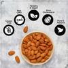 BITE n BITES 100% Natural Premium Dried Almonds (500g Pack x 2) Badam Giri High in Fiber & Boost Immunity by Divine-Interiors view 3