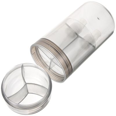 Baluue Portable Toothbrush Organizer Travel Toothbrush Container for Clean and Tidy Storage for Camping and Travel Stylish Design Gray