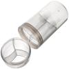 Baluue Portable Toothbrush Organizer Travel Toothbrush Container for Clean and Tidy Storage for Camping and Travel Stylish Design Gray view 1