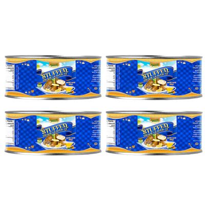 Sanniti Dolmas Stuffed Grape Leaves | Ready to Eat | Easy Peel Open Can, 9.8 oz (Pack of 4)